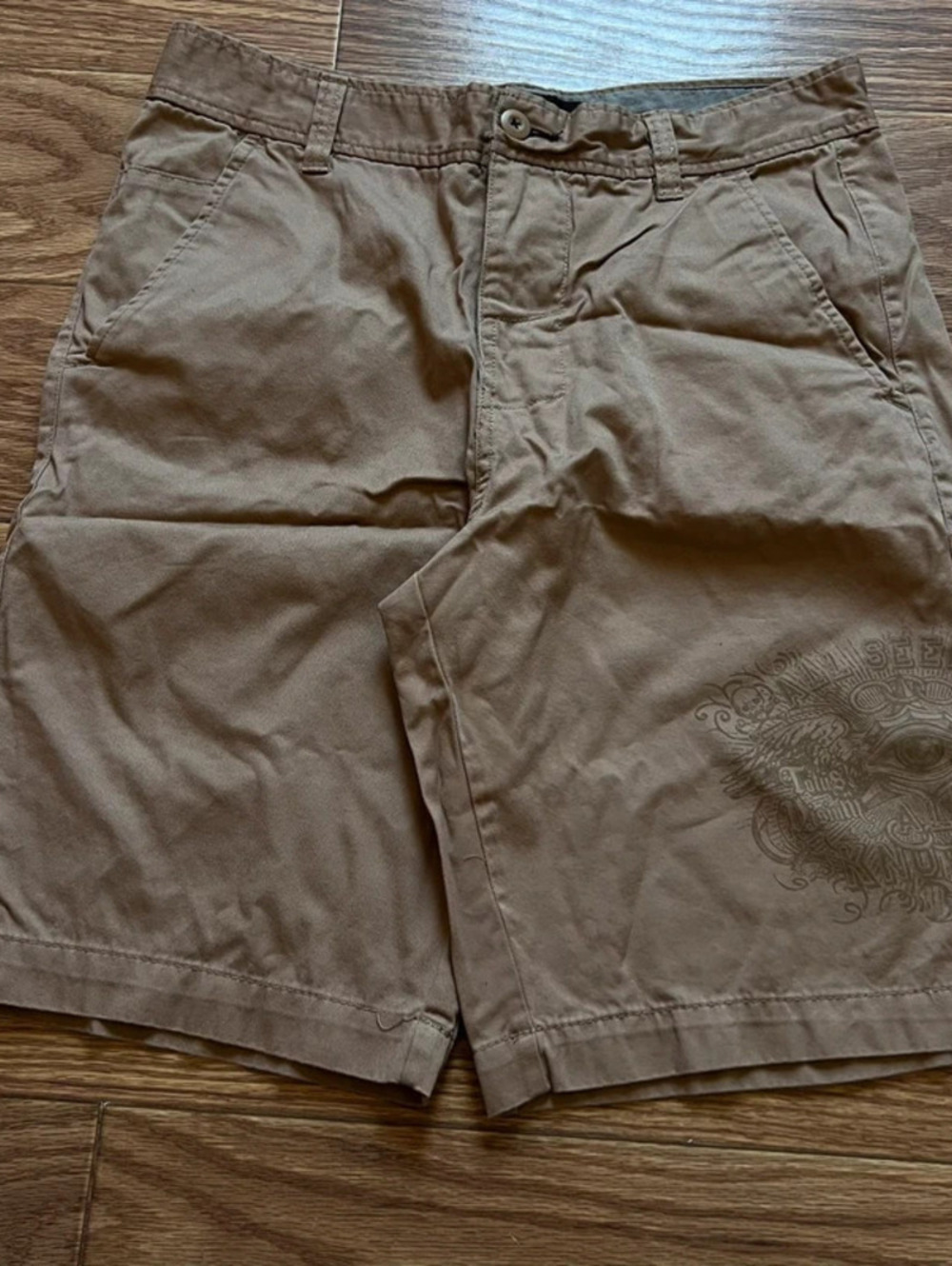vintage nobo graphic y2k baggy shorts
